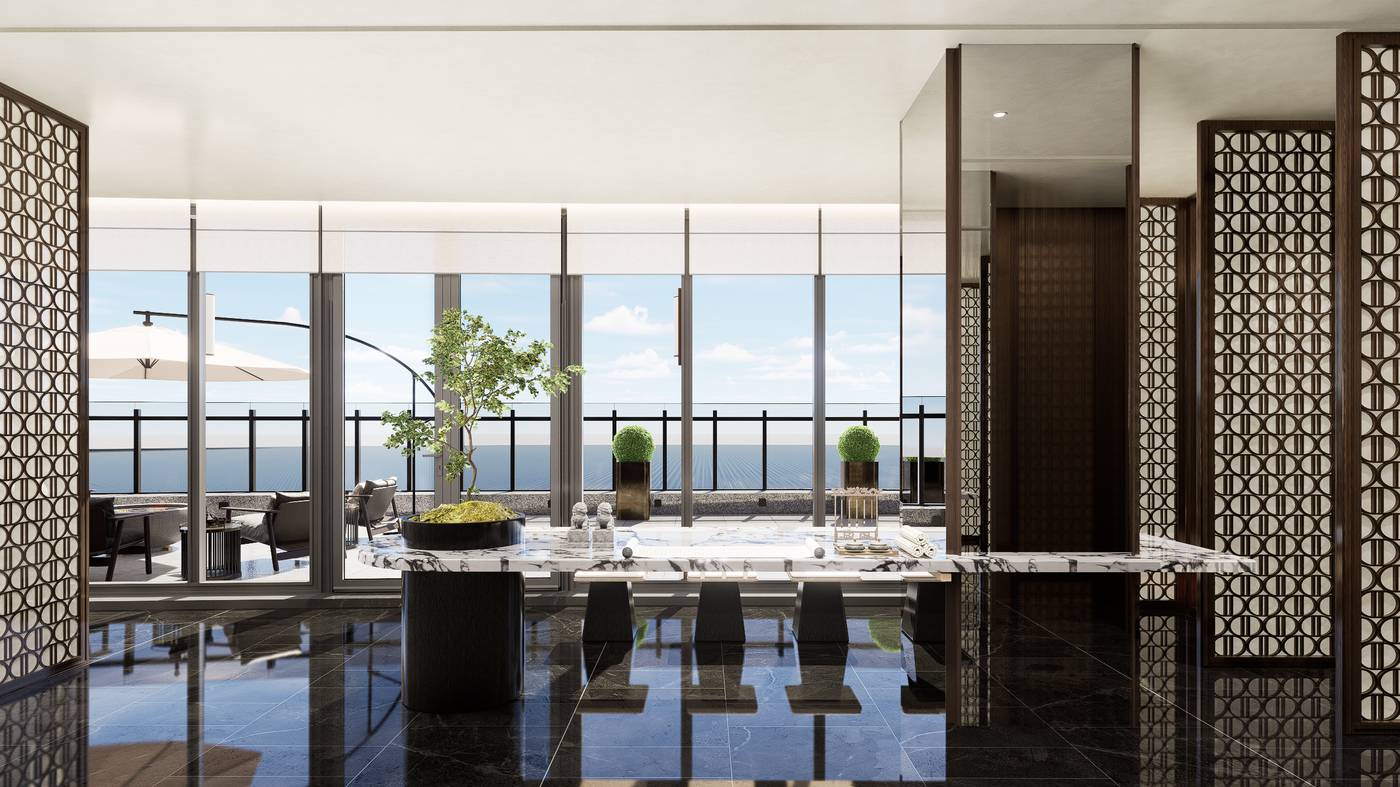 希尔顿酒店15层会所